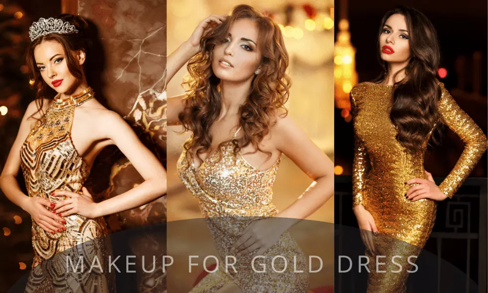 The Charm Of Makeup For Gold Dress